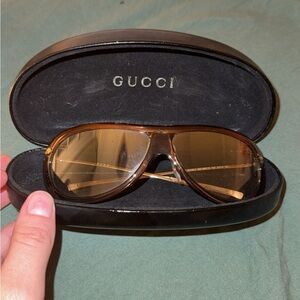 Gucci Amber Aviator Sunglasses